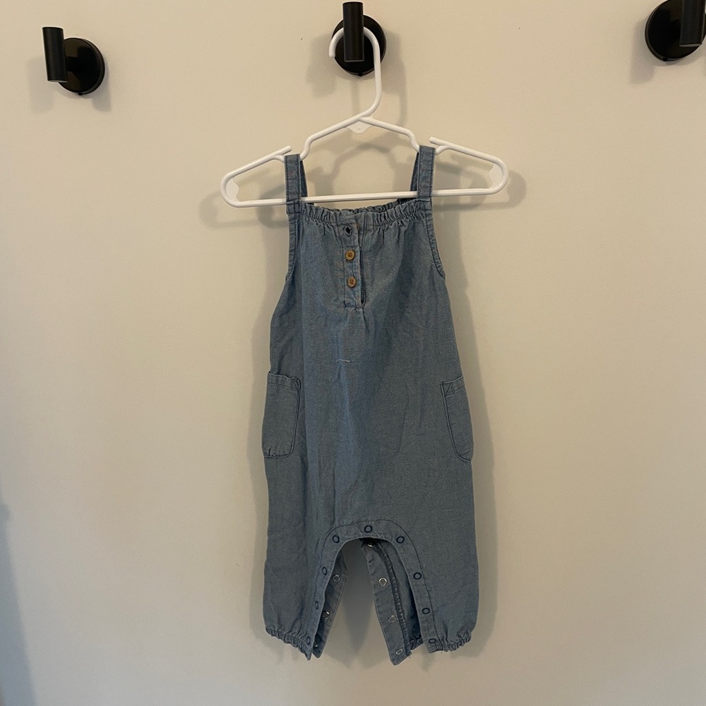 Carter’s 9m tank top long pant romper light denim
